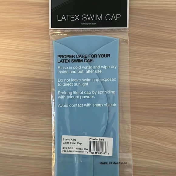 New still in package Sporti Kids latex swim cap - Picture 3 of 3